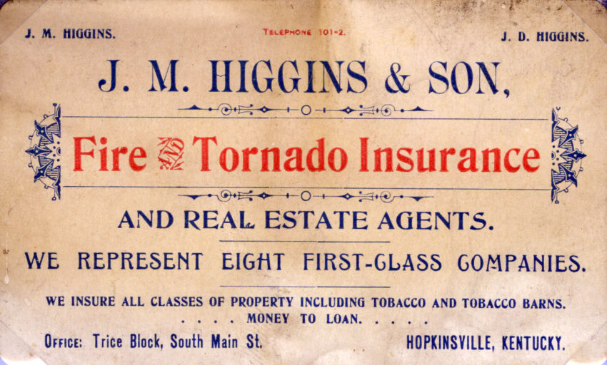 Insurance Card - Higgins & Sons